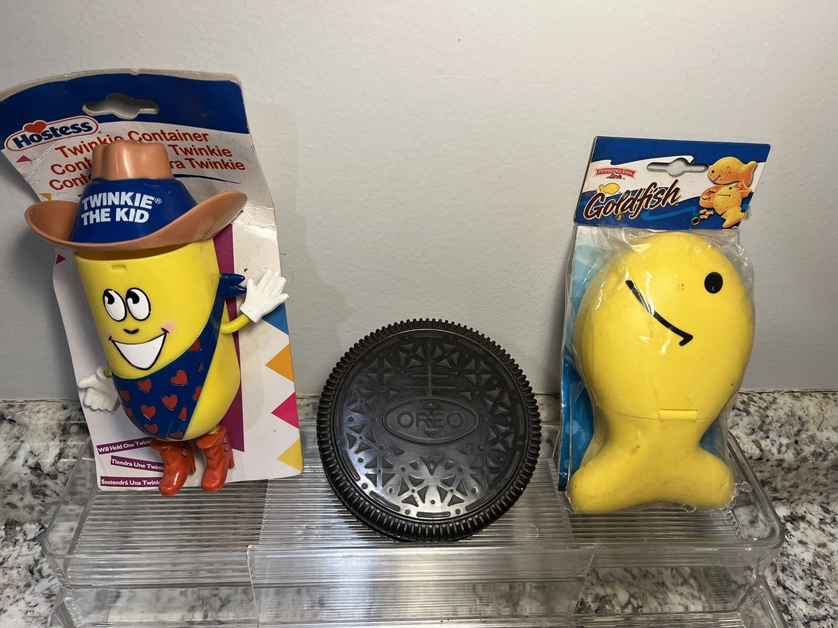 Vintage Snack Containers Twinkie the Kid, Oreo, Goldfish | eBay