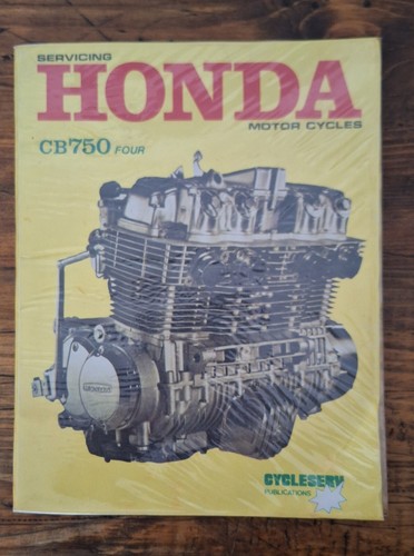 VINTAGE SERVICING HONDA MOTOR CYCLES REPAIR MANUAL CB750