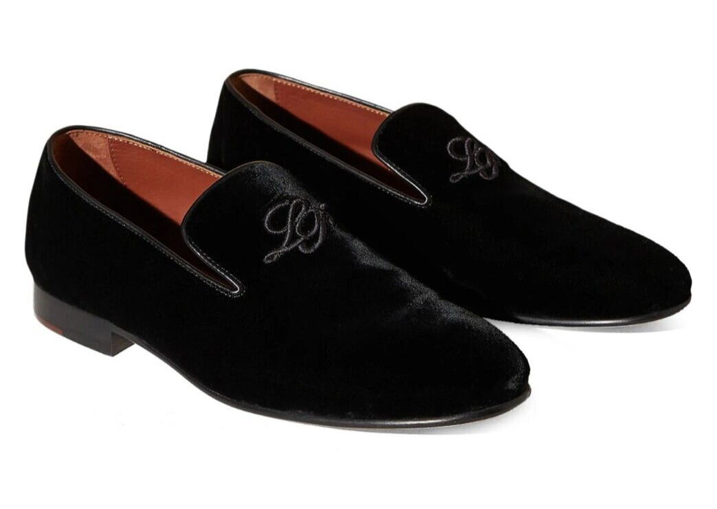 LORO PIANA Women's Anagram Cashmere Smoking Slippers Loafers