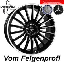 19" Keskin KT15 Alufelgen ET45 Black Polish für Mercedes V Klasse 638/2