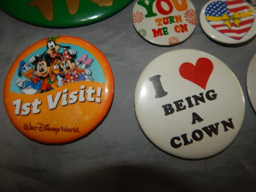 15 button pin BULK LOT the simpsons wayne newton disney world pinback vintage - Picture 6 of 12