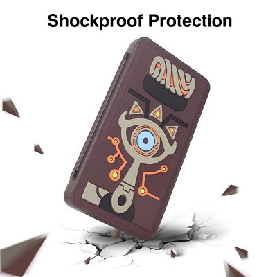 Nintendo Switch POST CARD HOLDER P'sclub seta 24 in 1 Zelda Sheikah Slate Game Card Storage Holder Case