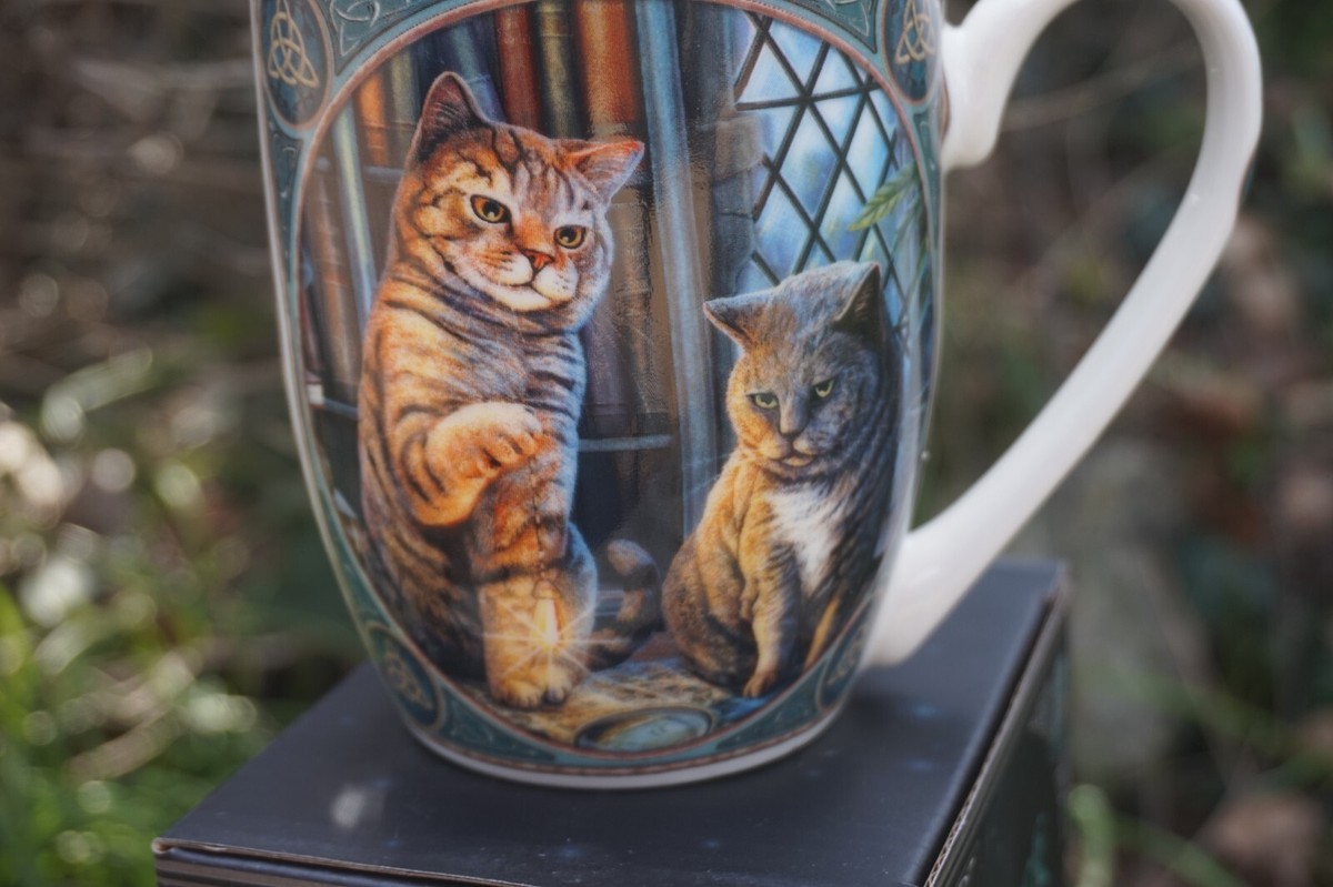 Mug Porcelaine Chat Design Lisa Parker - Héroic Fantasy, Multicolore, Neuf