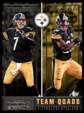 2017  Contenders #TQ-3 Ben Roethlisberger / Bell / Brown / Harrison Steelers