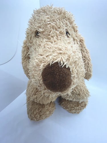 Marks & Spencer Floppy Scruffy Dog Red Bone Collar 12" Soft Toy Plush 5844197
