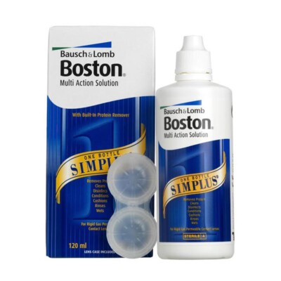 BOSTON SIMPLUS Kontaktlinsenlösung für harte RGP Linsen Bausch & Lomb