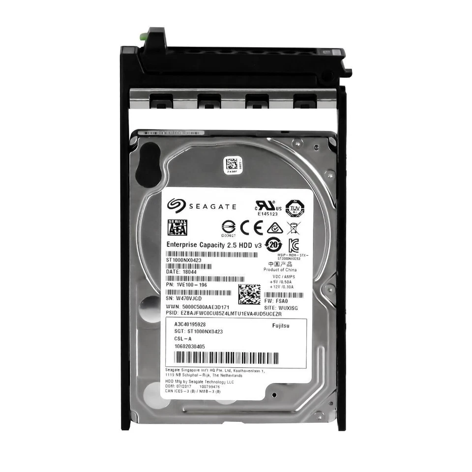 Hard Drive Fujitsu A3C40195928 ST1000NX0423 1TB 7200RPM 128MB SATA 2.5" Inch - Image 3 of 3