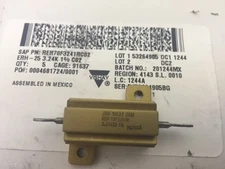 RER70F3241RC02–Vishay, 3.24K OHMS 20 WATTS 1%, Wirewound Resistor,Chassis Mount