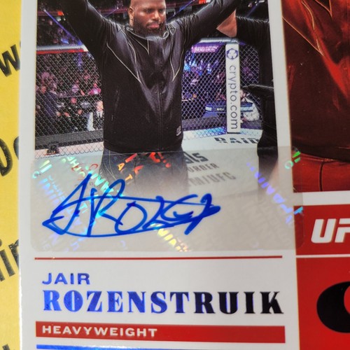 JAIR ROZENSTRUIK 2023 Panini Chronicles UFC #08/49 Signatures Blue #CS-JRZ automático - Imagen 2 de 4