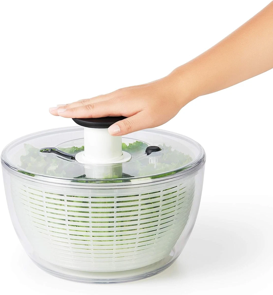 OXO Good Grips Large Salad Spinner - 6.22 Qt., White