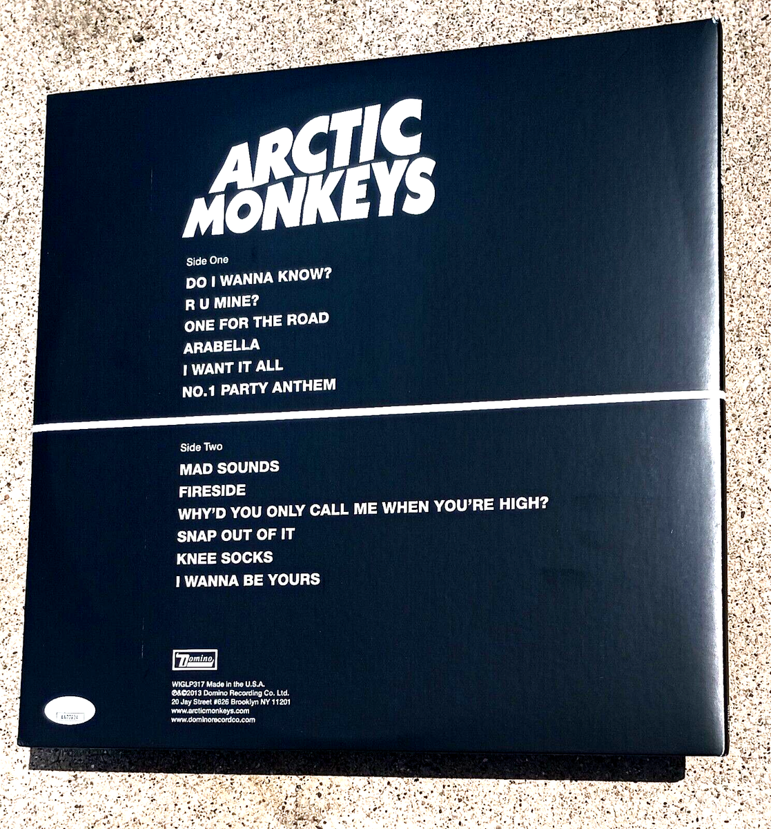 ARCTIC MONKEYS Alex Turner SIGNED am Vinyl JSA COA | eBay