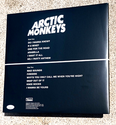 レア　アークティック・モンキーズ　サインCD Arctic Monkeys ARCTIC MONKEYS Alex Turner SIGNED am Vinyl JSA COA | eBay