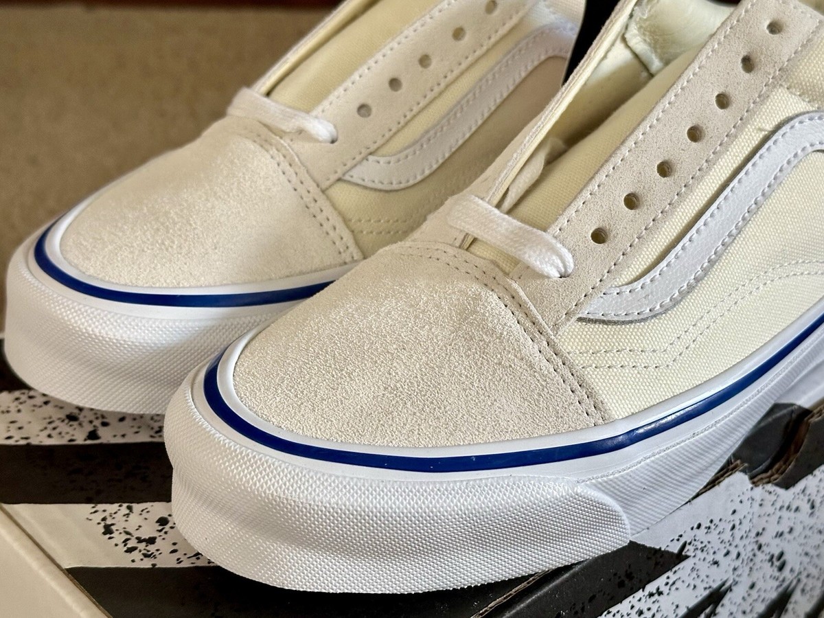Size 7.5M- Vans Vault OG Old Skool LX Premium Skate Shoe‎ Vintage White New Vans Old Skool 11.5 11.5 (44.5) Like new | Mercari main image 3
