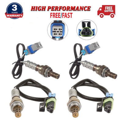Juego De 4 Sensores De Oxígeno (O2) Para GMC Yukon/Sierra 2003-2006 6.0L - Reemplazo Directo 234-4669