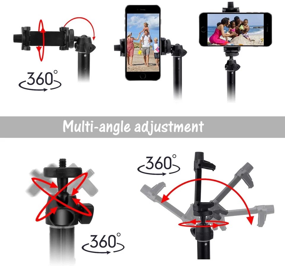 Portable 40" Wireless Remote Selfie Stick Tripod Phone Stand For iPhone Samsung - Image 4 of 4