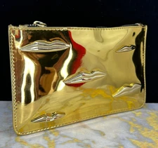 Nars Man Ray Cosmetic Bag Golden Travel Pouch HOLIDAY SALE