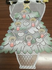 Pair of decorative window curtains CHRISTMAS CHRISTMAS curtain novelty ready