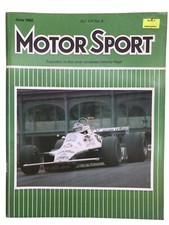 Collectable - Motor Sport Magazine - JUNE 1980