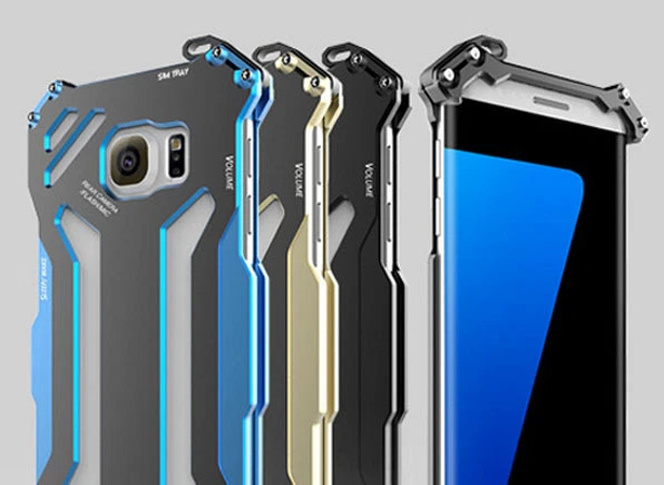 R-Just Full Metal Aluminum Bumper Back Cover Case for Samsung Galaxy Note FE - Image 3 of 4