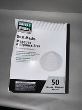 Safety Works Dust Mask .Pack Of 8. ForWorkshops,Gardening,And Homes.DAMAGED BOX