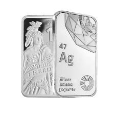 Statue of Freedom - 10 oz .999 Fine Silver Bar | Sealed 36.72 per troy oz