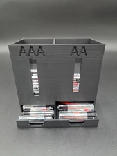 Battery Storage Dispenser  Case  Holder  Box  Organizer AA - AAA