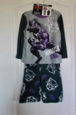 BOYS MARVEL WARRIOR KING BLACK PANTHER PAJAMA SET - SIZE 4 -NWT