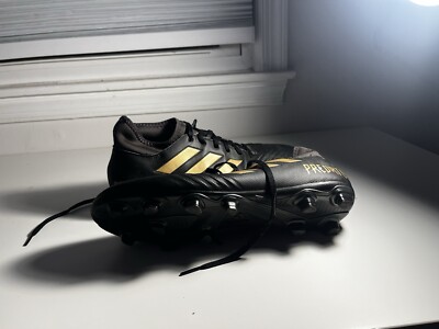 Adidas Predator 19.4 FG Black/Gold Size 10