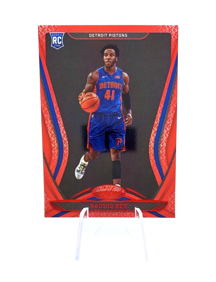 2020-21 Panini Certified Mirror Red #182 Saddiq Bey Rookie RC