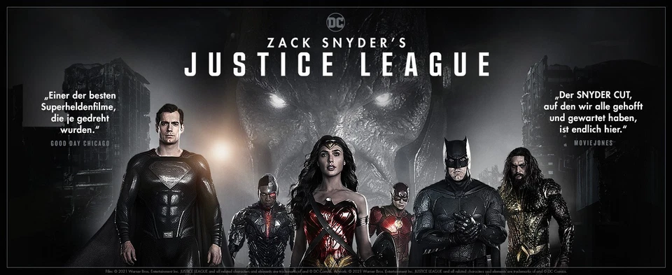 Justice League (2021)[Blu-ray/Neu/OVP] DC-/ 4-stündiger Zack Snyder Cut - Bild 4 von 4