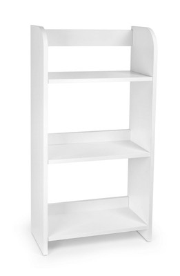 Weiß Regal für Spielzeug - WHITE - Holzregal für Kinder