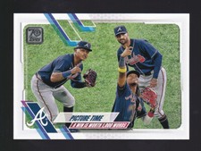 2021 Topps Series 2 #372 PICTURE TIME with RONALD ACUNA JR. & CRISTIAN PACHE