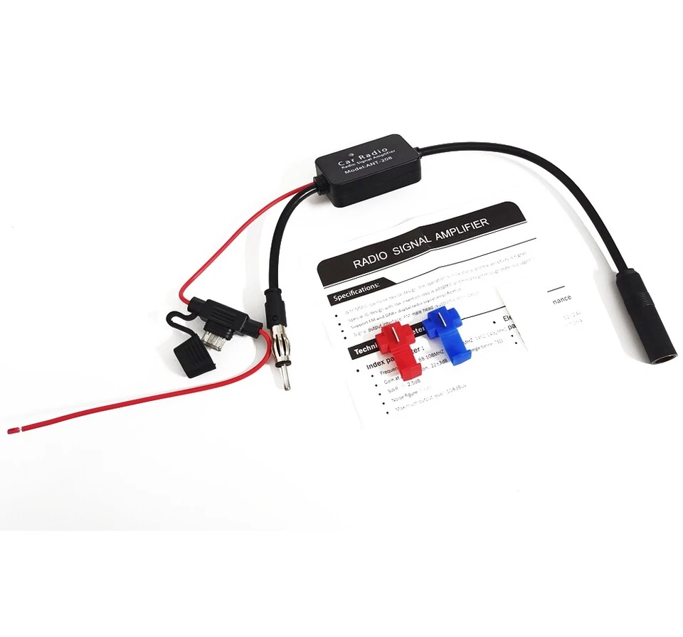 Amplificador Amplificador de Señal Aérea Antena Radio FM&AM Estéreo Coche Universal 12V Foto 4 de 4