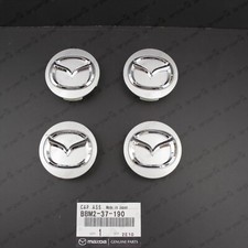 Genuine Mazda 3 5 6 Miata Rx8 Cx7 Cx9 Silver Wheel Center Cap Bbm2-37-190 4pcs