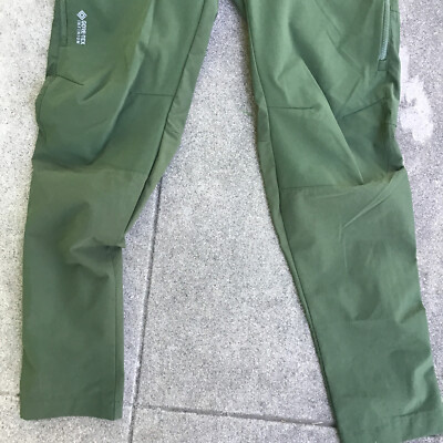 Gore Wear Men Medium Fernflow Pants Green Adjustable Tex Side Zip