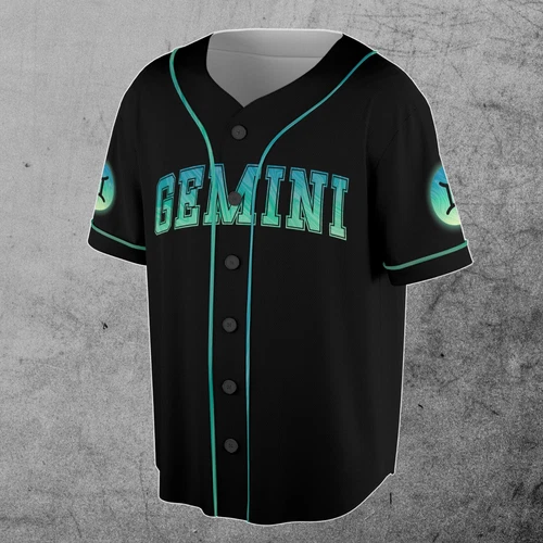 Gemini Baseball Jersey, Gemini Horoscope Gift Idea, Birthday Gift