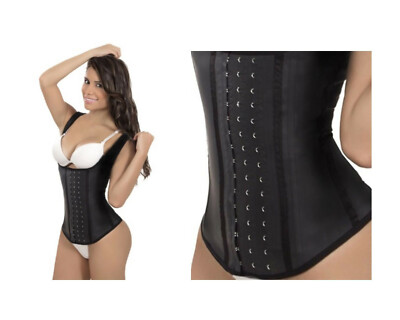 CINTURILLAS COLOMBIANAS CHALECO REDUCTOR LATEX VEST WAIST CINCHER ANN SLIM 1027
