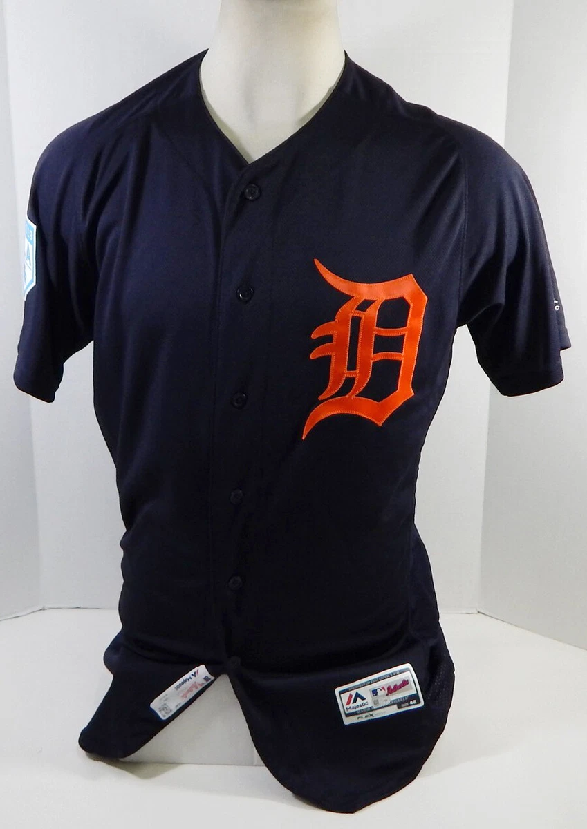 2019 Detroit Tigers Blank Game Issued Navy Jersey Spring Training