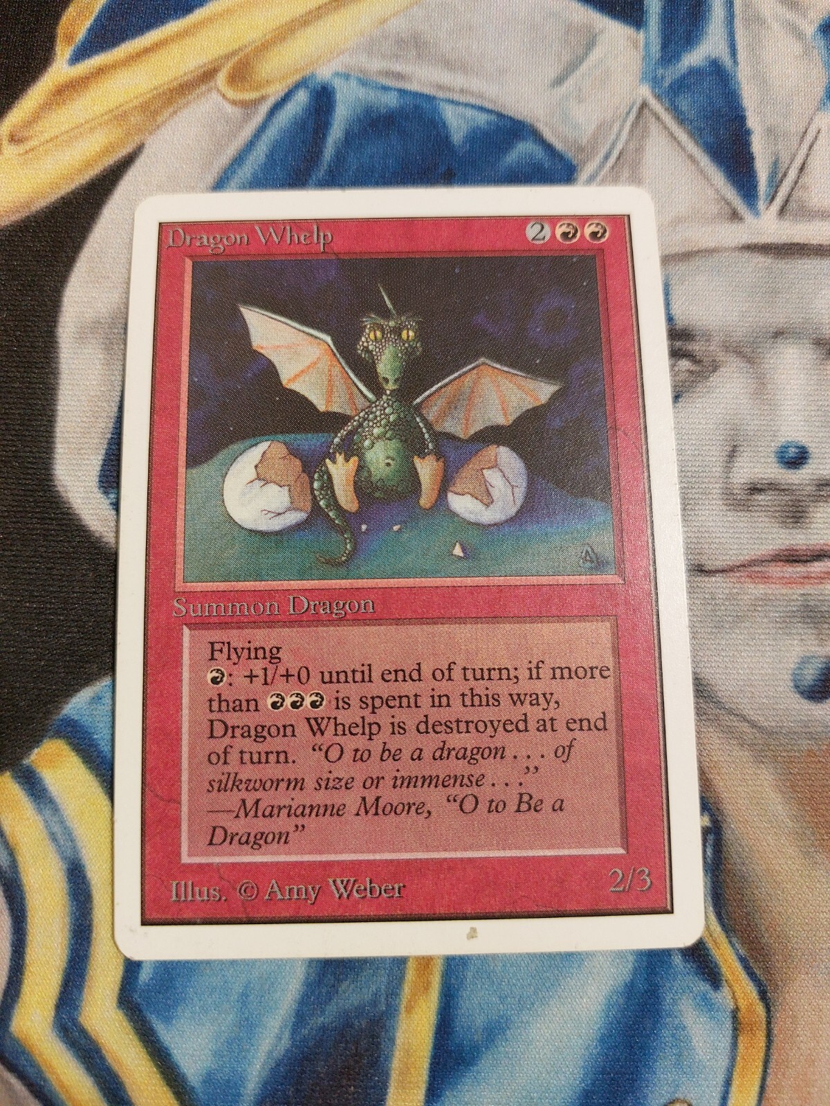 Dragon Whelp MTG Unlimited Uncommon Red Creature Moderately Played x1 GG2