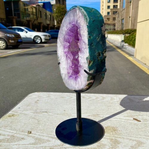 5.29LB Hand cut specimens of natural amethyst cave crystalline quartz crystals - Picture 7 of 15