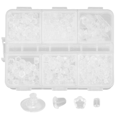 600pcs Ohrstöpsel-Set Ohrringe Rückseiten Für Frauen Sichere Ohrringstopper
