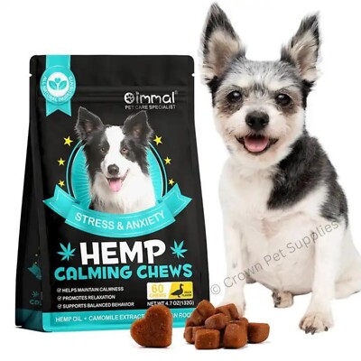 Hemp Calming Chews for Dogs Relief Stress Anxiety Dog