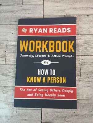 Workbook for How to Know a Person by Ryan Reads
