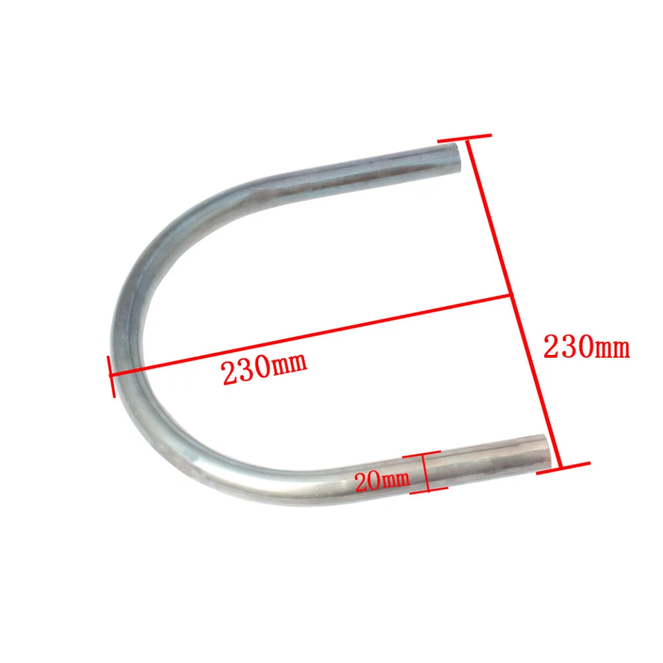 Motorcycle Rear Frame Hoop Tube Mount Bracket 230mm Unpainted for Honda Yamaha - Image 2 of 4