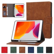 For iPad 5/6/7/8/9/10/11th Gen Air 4/5 Shockproof Case Stand Cover Pencil Holder