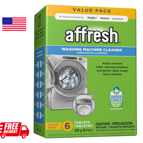 Affresh Washing Machine Cleaner, Cleans Front and Top Load Washers, 6 MSupply eBay
