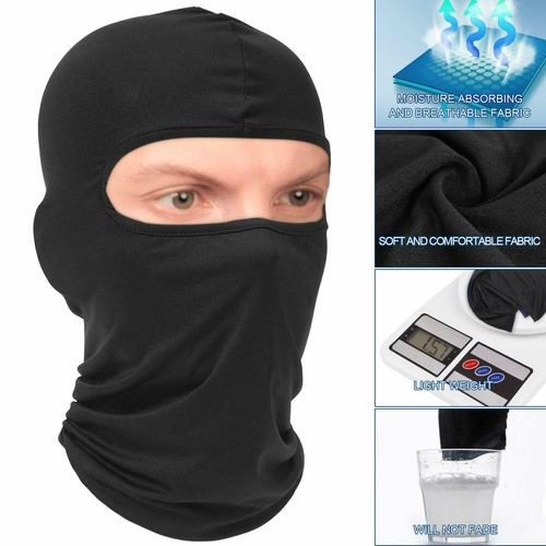 Tactical Balaclava Full Face Mask UV Protection Ski Sun Hood Cover for Men Women - Picture 15 of 21
