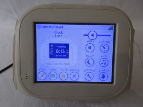 Chumby Classic Latte Model CHY-A01-A Internet Device Clock Tested & Works NICE - Picture 4 of 14