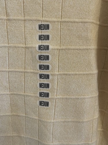 NUOVO Dockers Maglione Pullover Uomo Medio Acrilico Extra Morbido Golf Giallo Nuovo con etichette - Foto 3 di 5