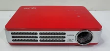 Vivitek QUMI Q5-RD Red HD Portable Pocket Projector | No Remote or Power Cord